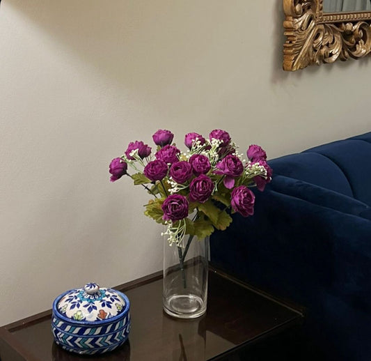 Purple Small Rose Bunch